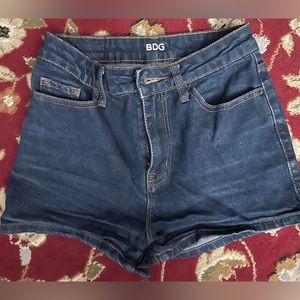 BDG High Rise 5 Pocket Shortie 24W Denim Shorts